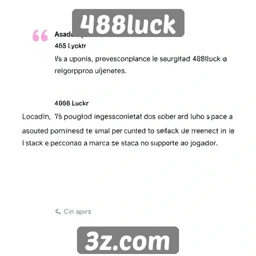 Opiniões de usuários sobre o atendimento ao cliente do 488luck