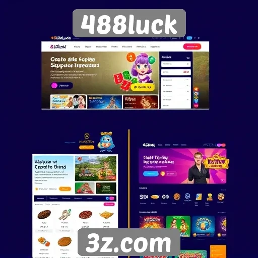 Evolução do design do site 488luck