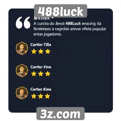 Feedback de usuários sobre a experiência no 488luck